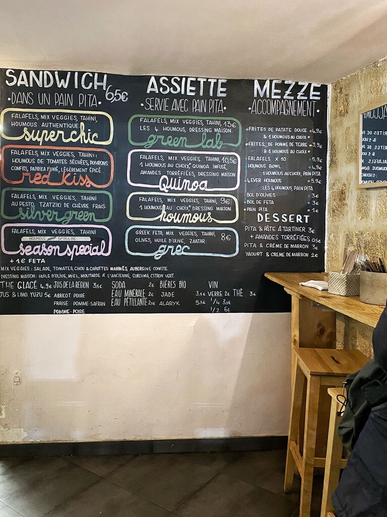 GREEN LAB // Streetfood 100 végétarien, Falafel shop & Houmous bar