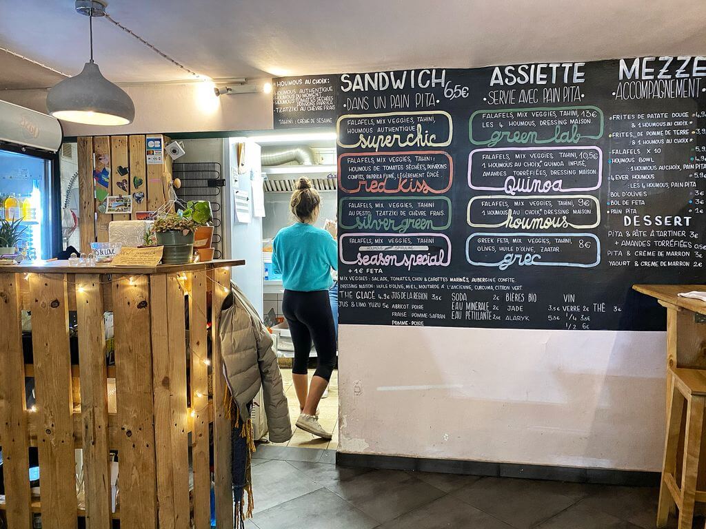 GREEN LAB // Streetfood 100 végétarien, Falafel shop & Houmous bar